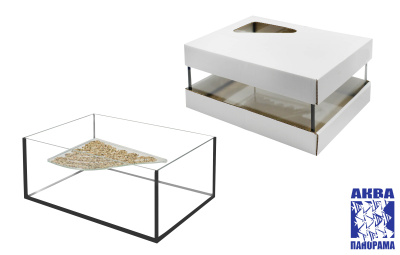 АКВАПАНОРАМА Черепашник с берегом 15л. 360x260x160